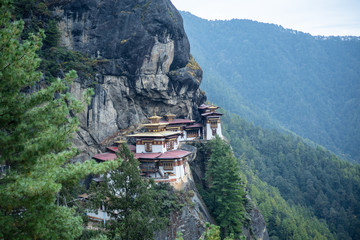 Tiger Nest Bhutan Monastery having beautiful background