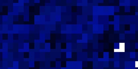 Light BLUE vector pattern in square style. Abstract gradient illustration with rectangles. Pattern for business booklets, leaflets