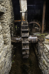 Wooden water mill