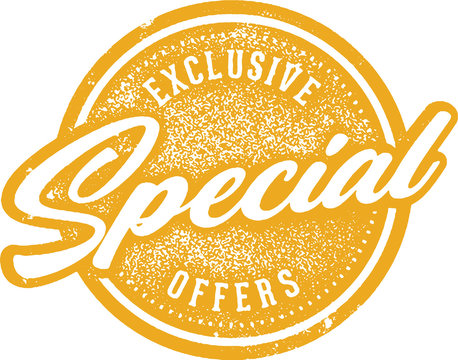 Exclusive Special Offers Marketing Stamp