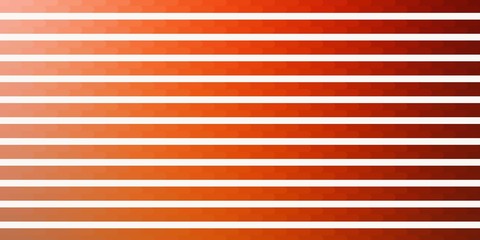 Light Orange vector background with lines. Gradient illustration with straight lines in abstract style. Smart design for your promotions.
