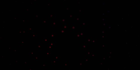 Dark Pink, Red vector background with small and big stars. Shining colorful illustration with small and big stars. Pattern for wrapping gifts.
