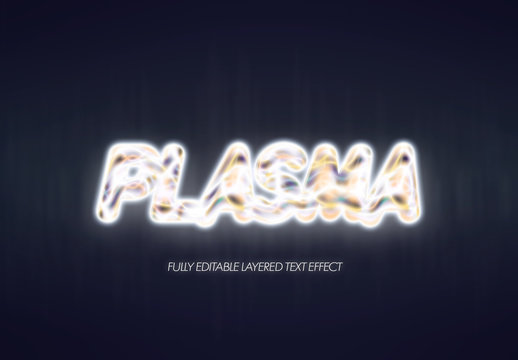 Wavy Glowing Text Effect