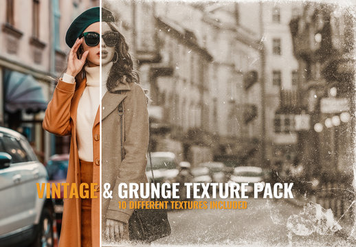 Vintage Texture Photo Overlay