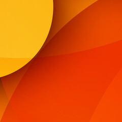 lush lava orange sun abstract background vector illustration - 313164704