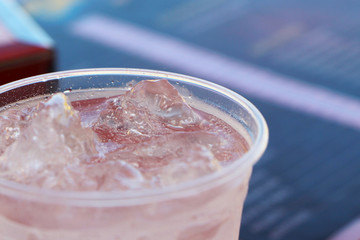 sparkling water to cool a hot afternoon