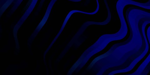Obraz premium Dark Pink, Blue vector background with bent lines. Gradient illustration in simple style with bows. Template for cellphones.