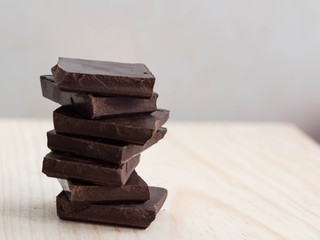 tabletas de chocolate para repostería