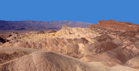Beautiful vista from Zabirskie Point, Death Valley National Park, California.