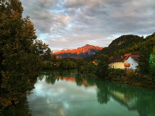 Fototapeta premium Sunset at Lech