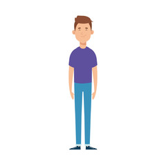 young man avatar character icon