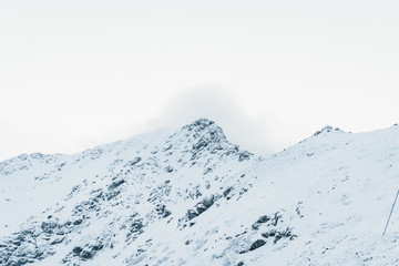 Storm on a Snowy Peak