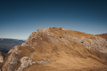 Mountain Peak in Fall