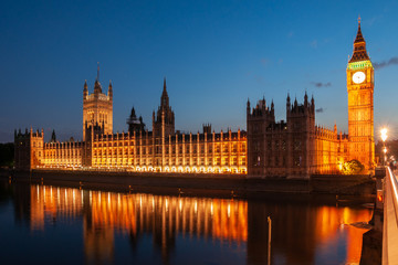 Obraz na płótnie Canvas Big Ben and House of Parliament London