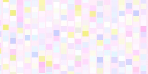 Light Multicolor vector backdrop with rectangles. Colorful illustration with gradient rectangles and squares. Pattern for websites, landing pages.