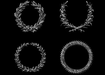 antique isolated decorative frame