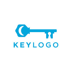 Key Logo Template Design Vector Illustration