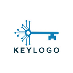 Key Logo Template Design Vector Illustration