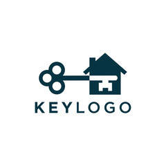 Key Logo Template Design Vector Illustration