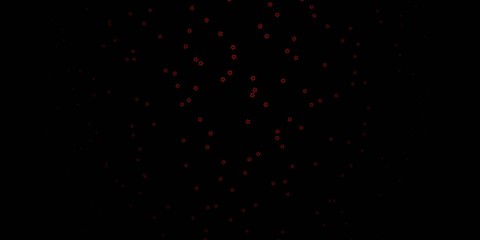 Dark Red vector template with neon stars. Colorful illustration in abstract style with gradient stars. Best design for your ad, poster, banner.