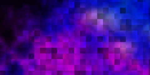 Light Pink, Blue vector texture in rectangular style.