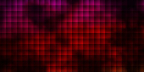 Dark Pink, Yellow vector background with rectangles.