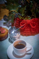 Handmade crocheting crafts. Wool Handmade Decoration.