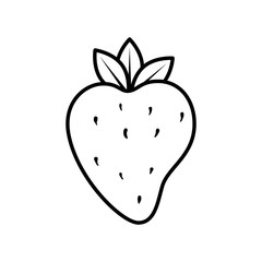 delicious strawberry pop art style icon vector illustration design