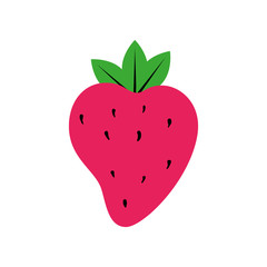 delicious strawberry pop art style icon vector illustration design