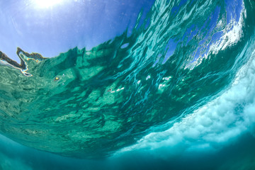 Underwater wave vortex, Sydney Australia