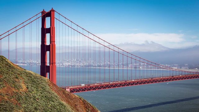 Time Lapse Of The Golden Gate Bridge, San Francisco