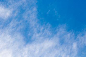 Blue sky with cloud of year 2020