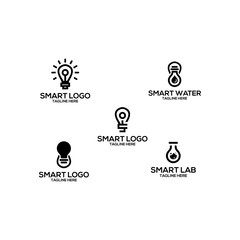 Smart Logo Design Vector With Shine and Unique Shape