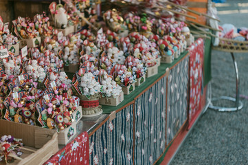 東京都台東区浅草にあるお寺で売られている正月飾り