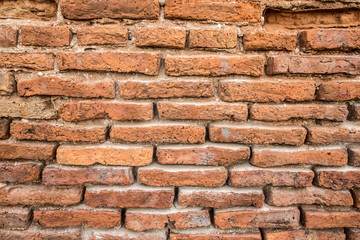 Old Brick wall Vintage brick texture.