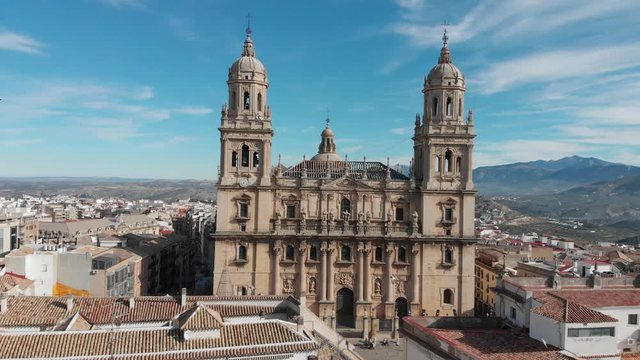 Beautiful shoots of Jaen - Spain focus on Jaen cathedral in Santa Maria Square.
Flying with a drone to show the architecture and the city, shoots are done by day and night on Christmas period.