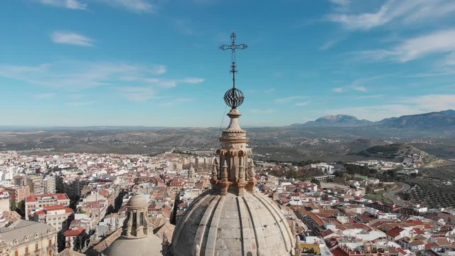 Beautiful shoots of Jaen - Spain focus on Jaen cathedral in Santa Maria Square.
Flying with a drone to show the architecture and the city, shoots are done by day and night on Christmas period.