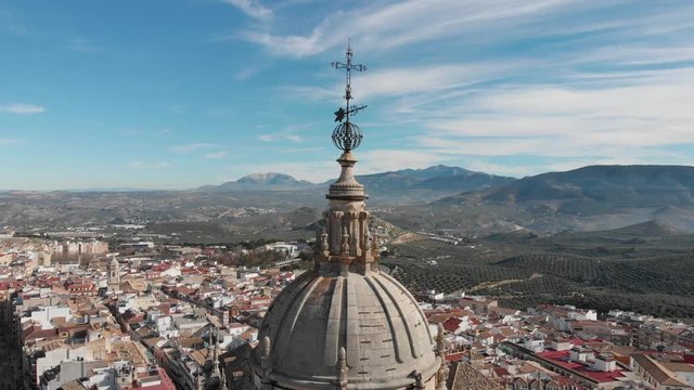 Beautiful shoots of Jaen - Spain focus on Jaen cathedral in Santa Maria Square.
Flying with a drone to show the architecture and the city, shoots are done by day and night on Christmas period.