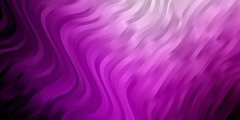 Light Pink vector pattern with wry lines. Gradient illustration in simple style with bows. Pattern for business booklets, leaflets