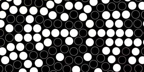 Dark Orange vector layout with circles. Modern abstract illustration with colorful circle shapes. Pattern for wallpapers, curtains.