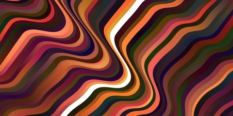 Dark Red vector backdrop with circular arc.