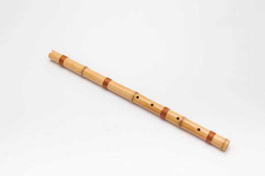 Danso Korean Bamboo flute isolated 