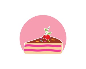 Cake logo vector ilustration