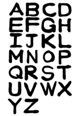 Handwritten Calligraphy alphabet 