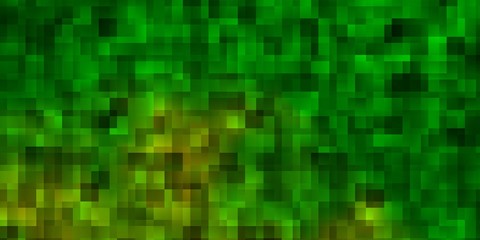 Light Green, Yellow vector pattern in square style.