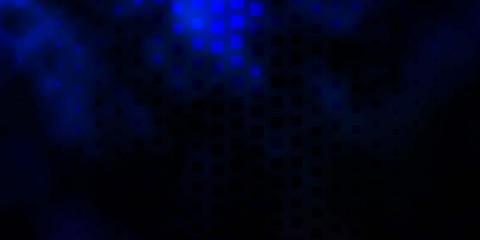 Dark BLUE vector backdrop with rectangles. New abstract illustration with rectangular shapes. Best design for your ad, poster, banner.