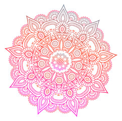 vector illustration of floral ornament