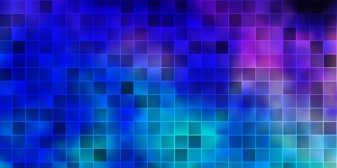 Dark Pink, Blue vector layout with lines, rectangles.