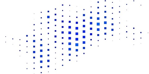 Dark BLUE vector backdrop with rectangles. Rectangles with colorful gradient on abstract background. Pattern for business booklets, leaflets