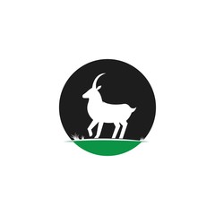 Goat Logo Icon Template vector 
